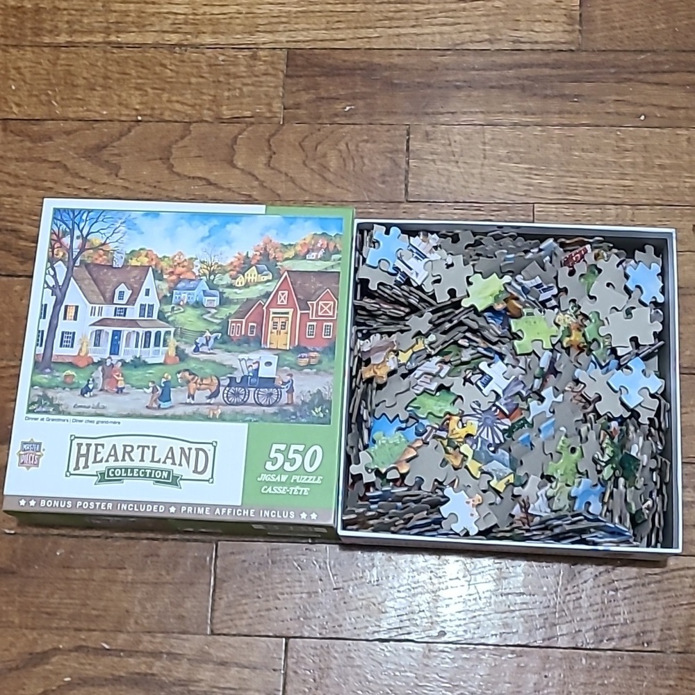 Heartland collection DINNER AT GRANDMAS 550 jigsaw puzzle - Picture 3 of 5